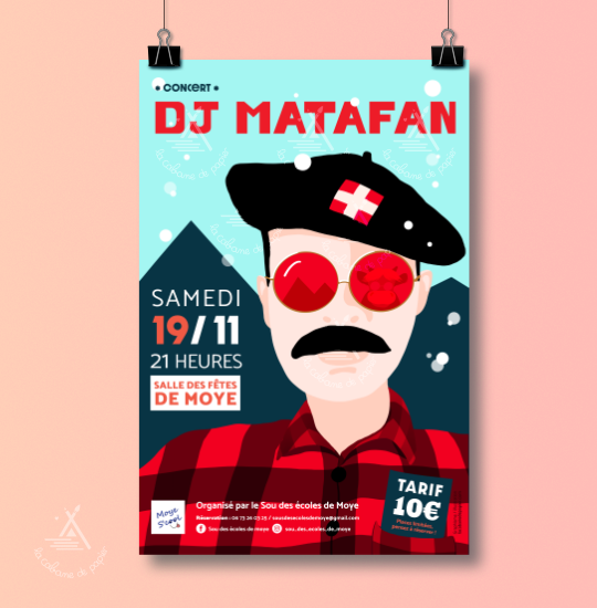 Affiche DJ MATAFAN