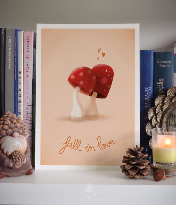 Affiche d'automne Fall in love – Image 2