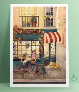Affiche Librairie d'automne