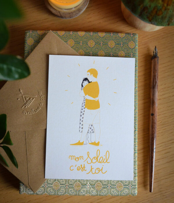 Carte d'amour Mon soleil