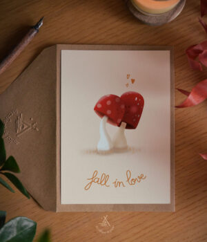 carte d'amour Fall in love