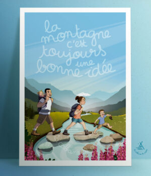 illustration la montagne