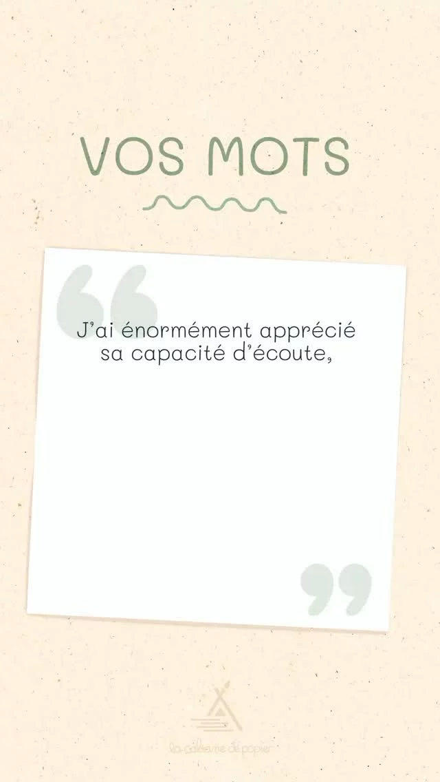 Merci pour votre confiance, c’est toujours un grand bonheur de vous accompagner dans vos projets 🫶

#avisclients #feedback #papeteriecreative #cartesquifontdubien #papeteriepositive #feelgoodbrand #creationfrançaise #lacabanedepapier