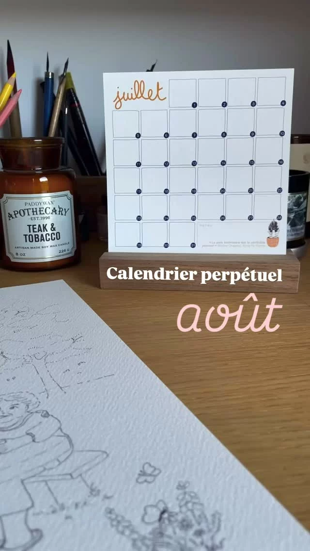 a o û t ☀️

Passez un bel été avec cette mandragore hyper détendue !

#août #detentetotale☀️😎 #mandragore #calendrierperpetuel #illustrationcosy